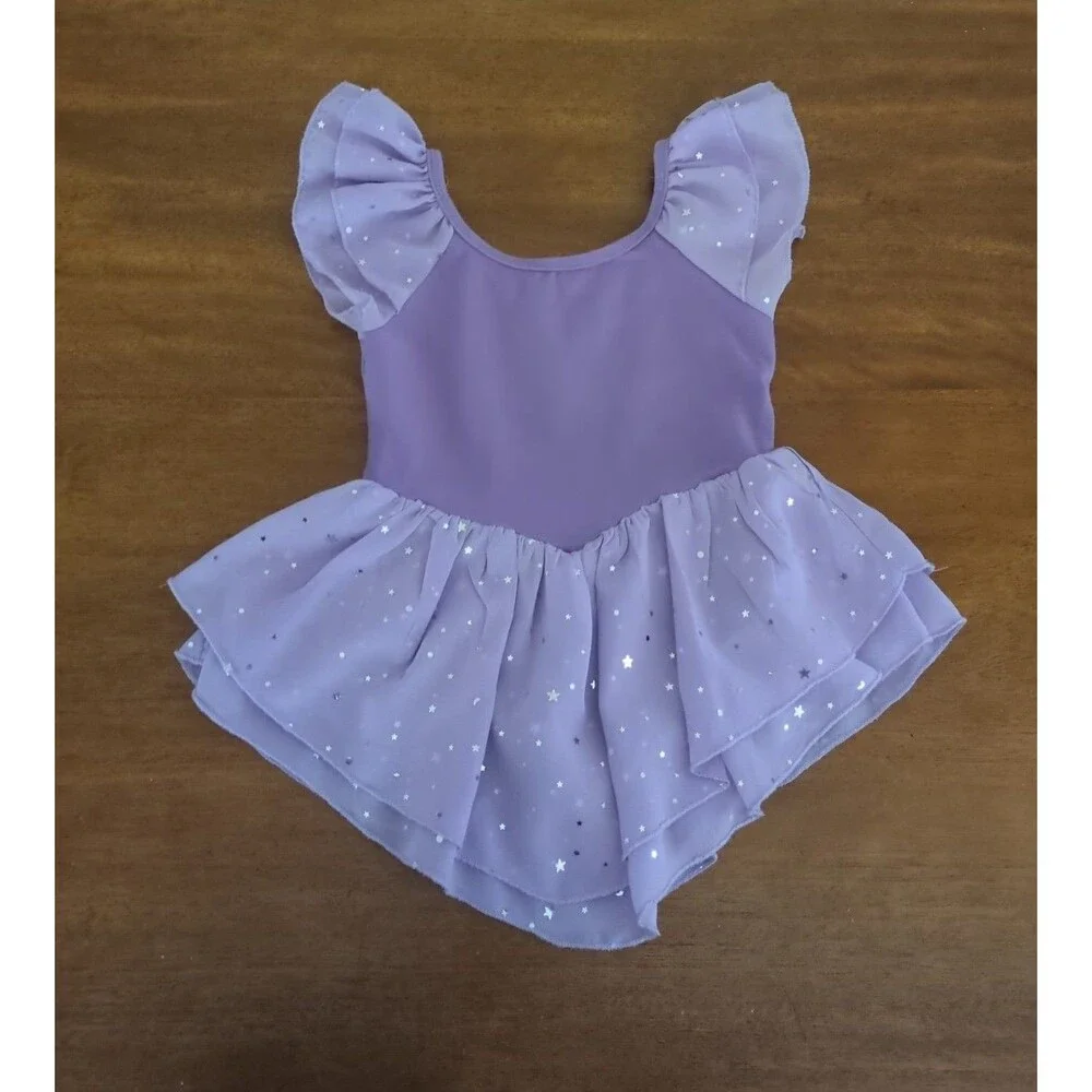 Girls Gymnastics and Ballet Dance leotards size 110 GUC